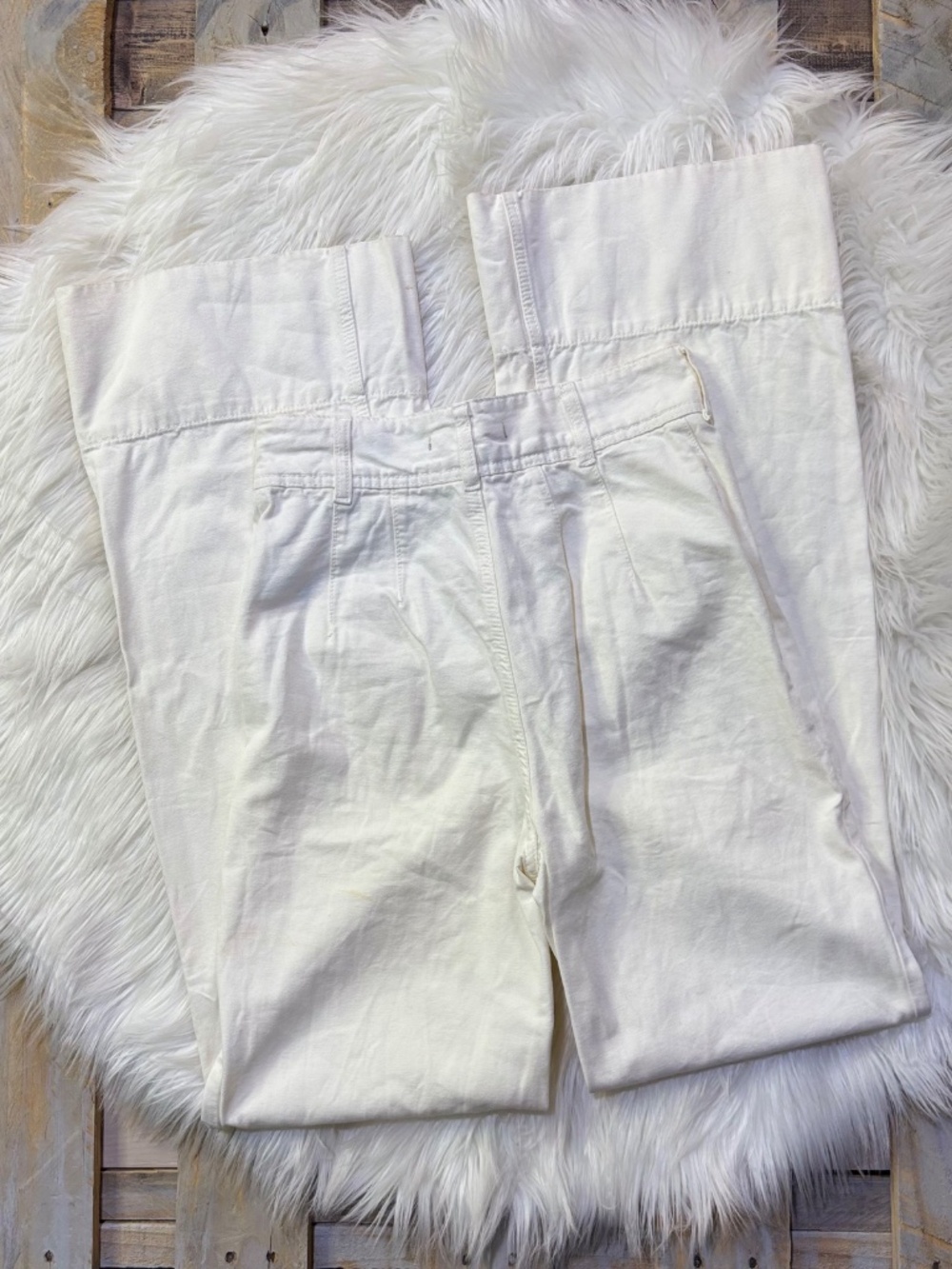 EUC [We The Free ✵ People] High Rise Crisp Cotton Wide Leg Pants | 27 · Small - Picture 4 of 14